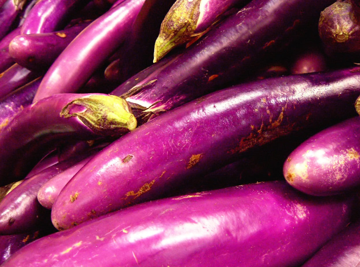 Chinese Eggplant Tiger Produce
